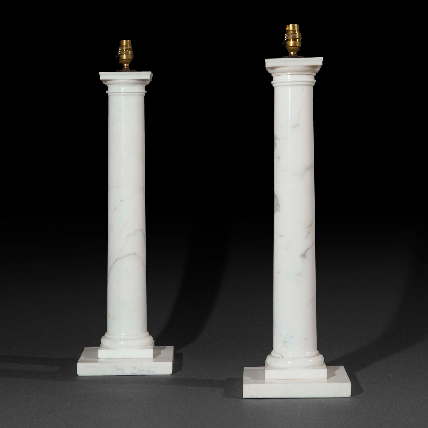 Very Tall Marble Table Lamps