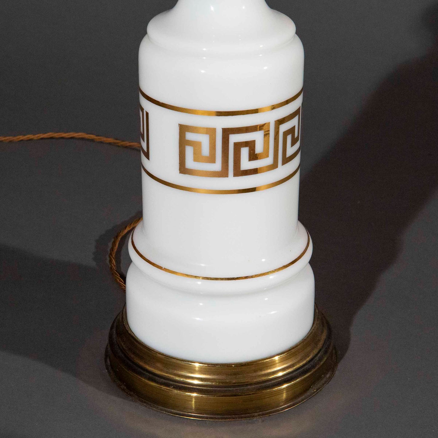 19th century White Opaline Glass Table Lamps