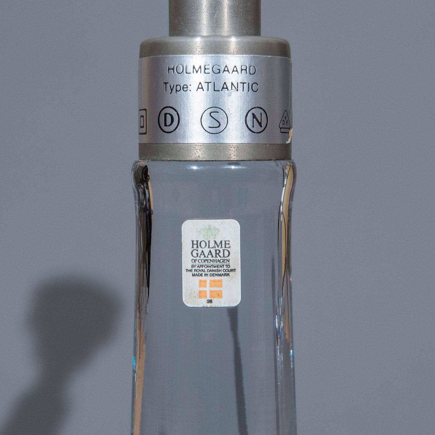 Pair of Midcentury Danish Glass Table Lamps, by Michael Bang for Holmegaard