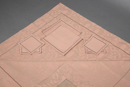 Galatina Rosé Damask Tablecloth