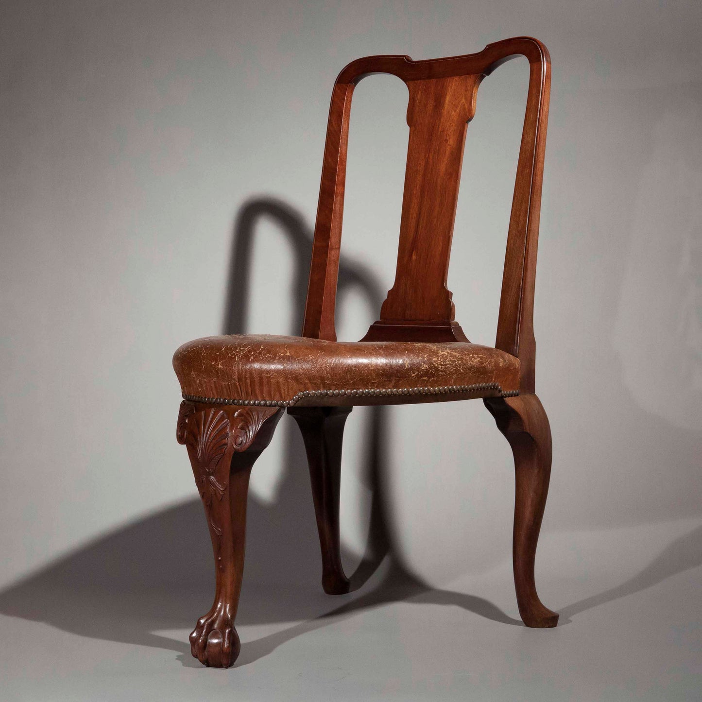 19th Century Queen Anne Style Tripod Chair