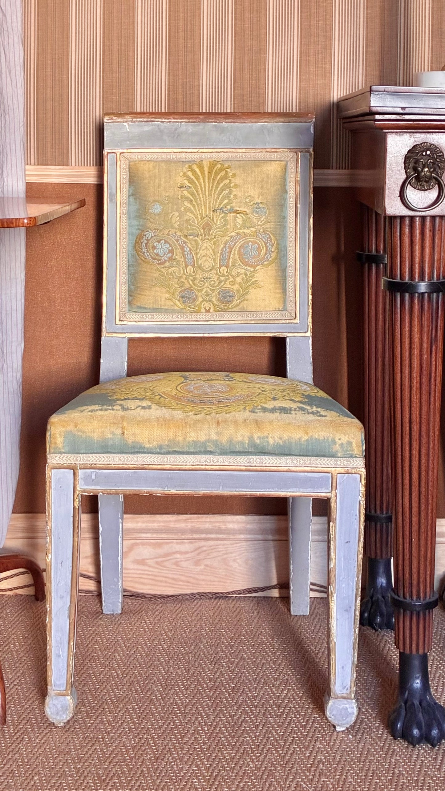 Early 19th Century Empire Period Painted Chair