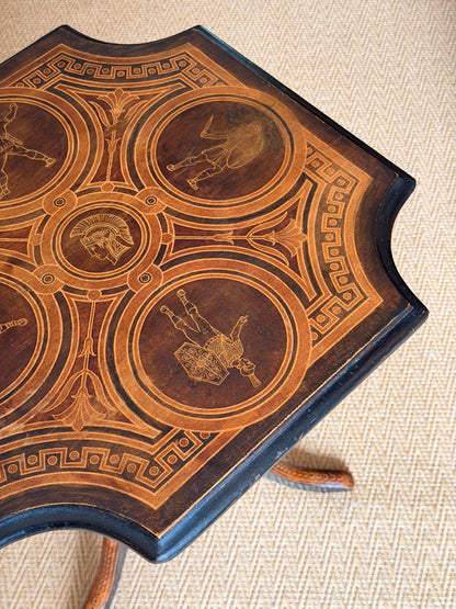 19th Century “Gladiator” Tripod Table