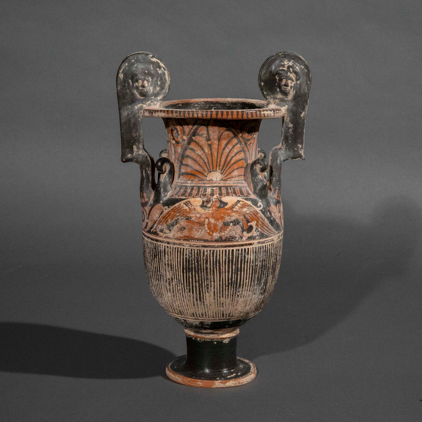 Large Grand Tour Volute-Krater Lamp