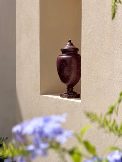 Large 18th Century Imperial Red Porphyry Vase