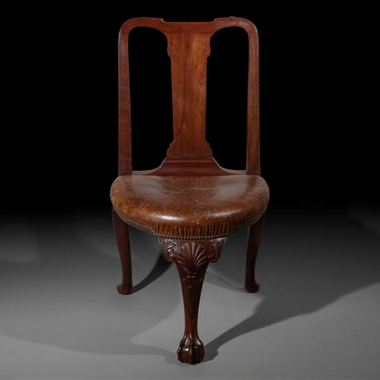 19th Century Queen Anne Style Tripod Chair