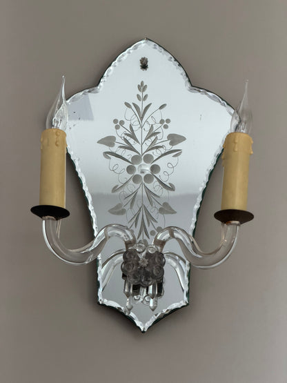 Venetian Mirrored Sconces