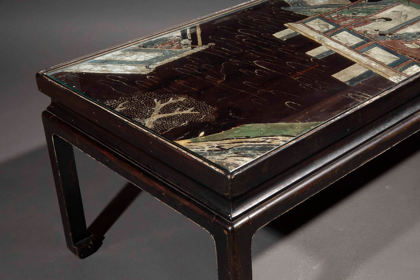 17th Century Chinese Lacquer Panel Coffee Table
