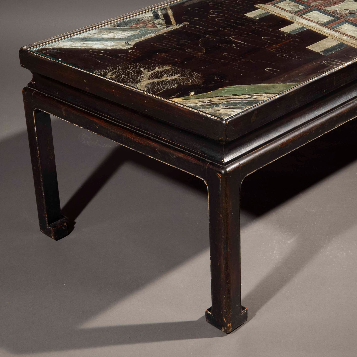 17th Century Chinese Lacquer Panel Coffee Table