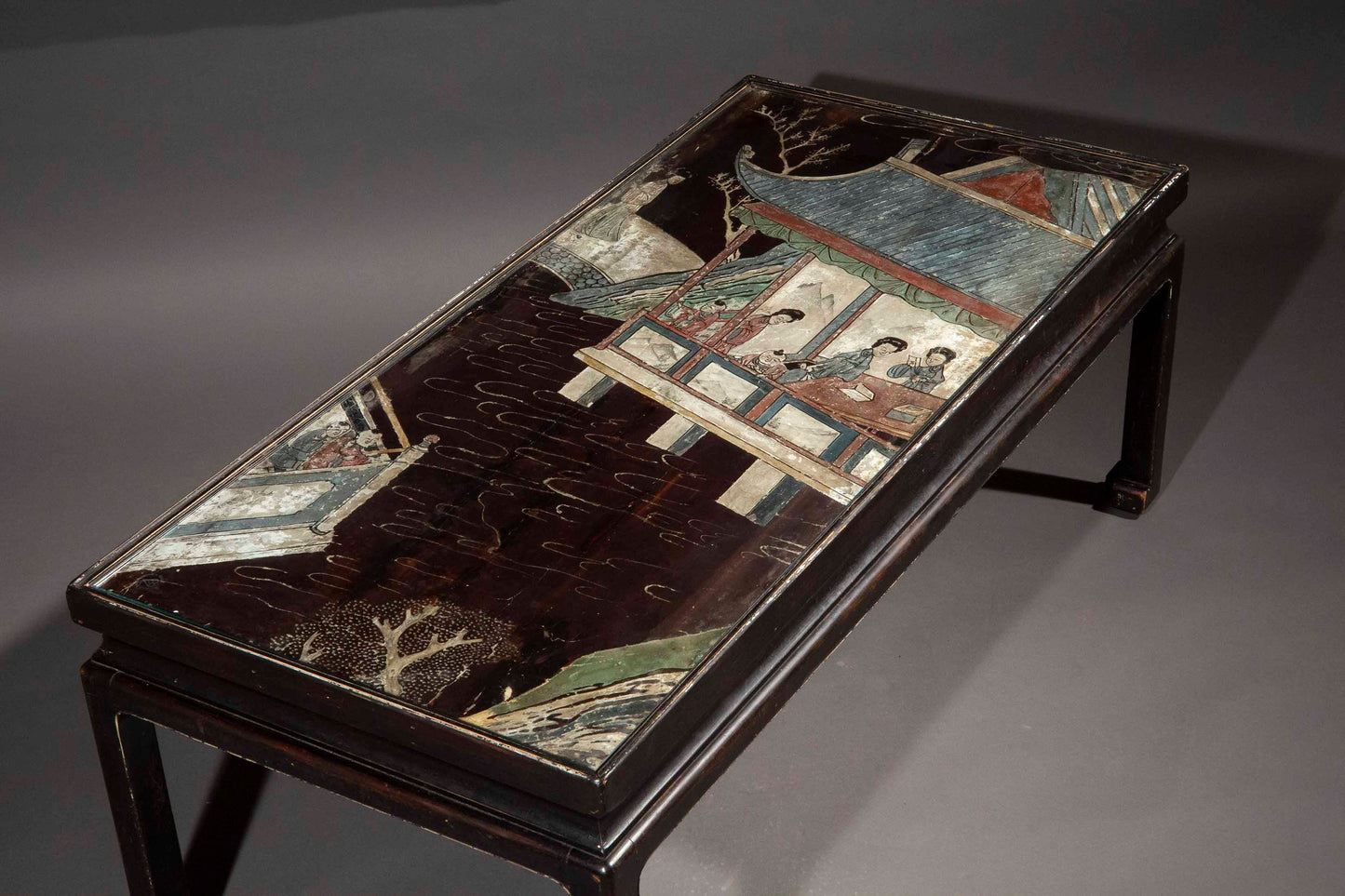 17th Century Chinese Lacquer Panel Coffee Table