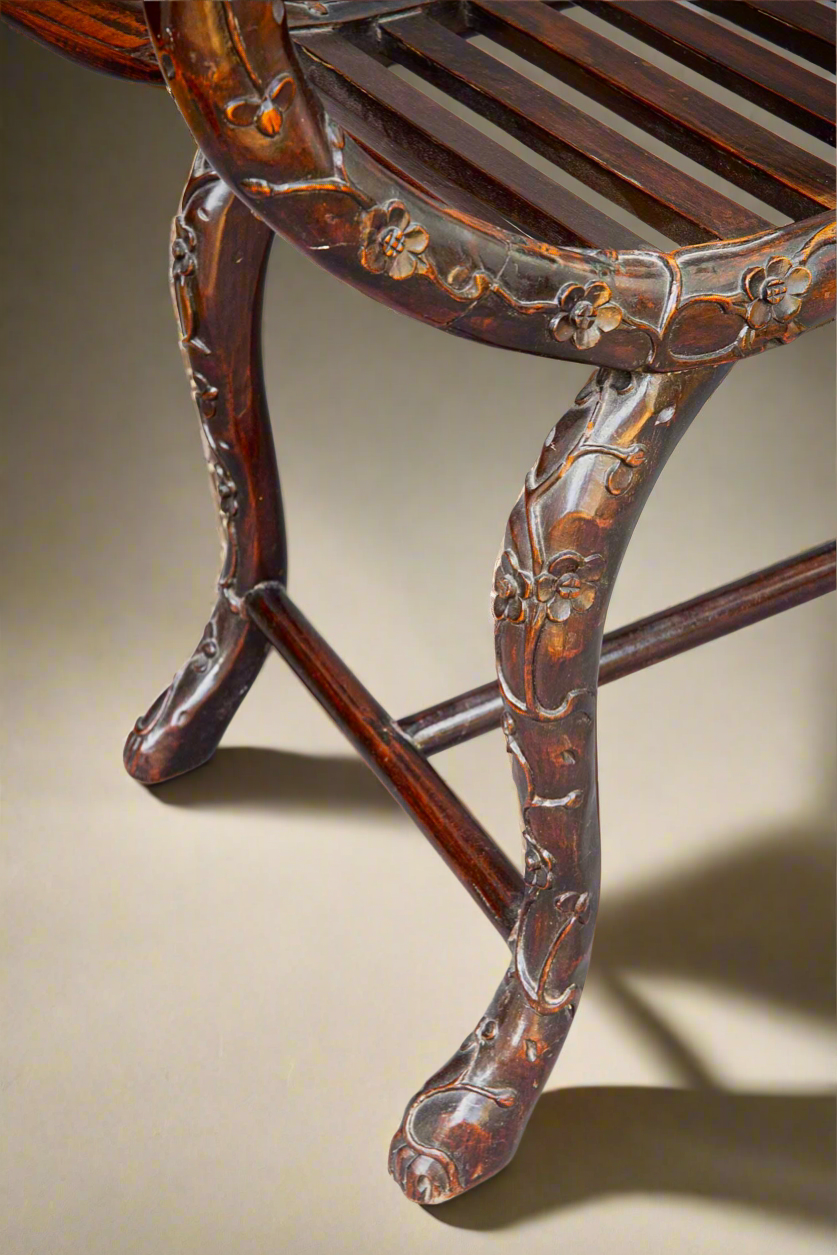 19th Century Hongmu Bench