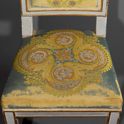 Early 19th Century Empire Period Painted Chair