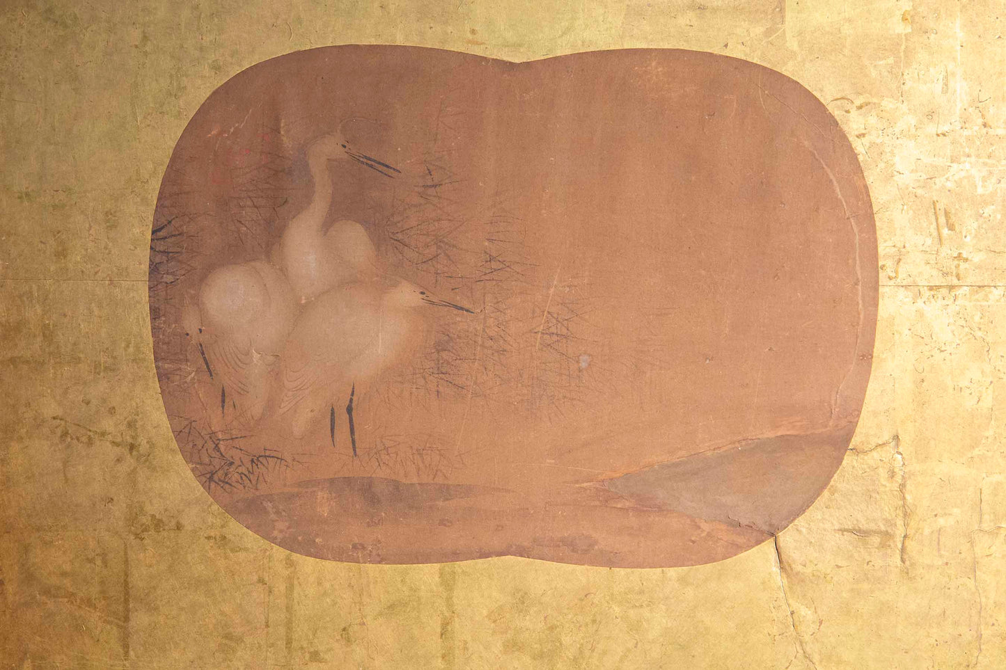 Very Large Chinese 18th Century Gold-Leaf Screen