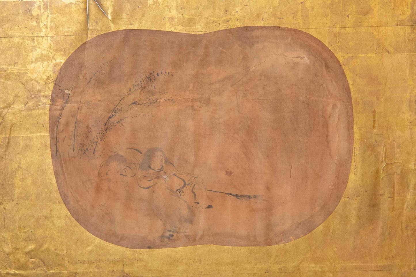 Very Large Chinese 18th Century Gold-Leaf Screen