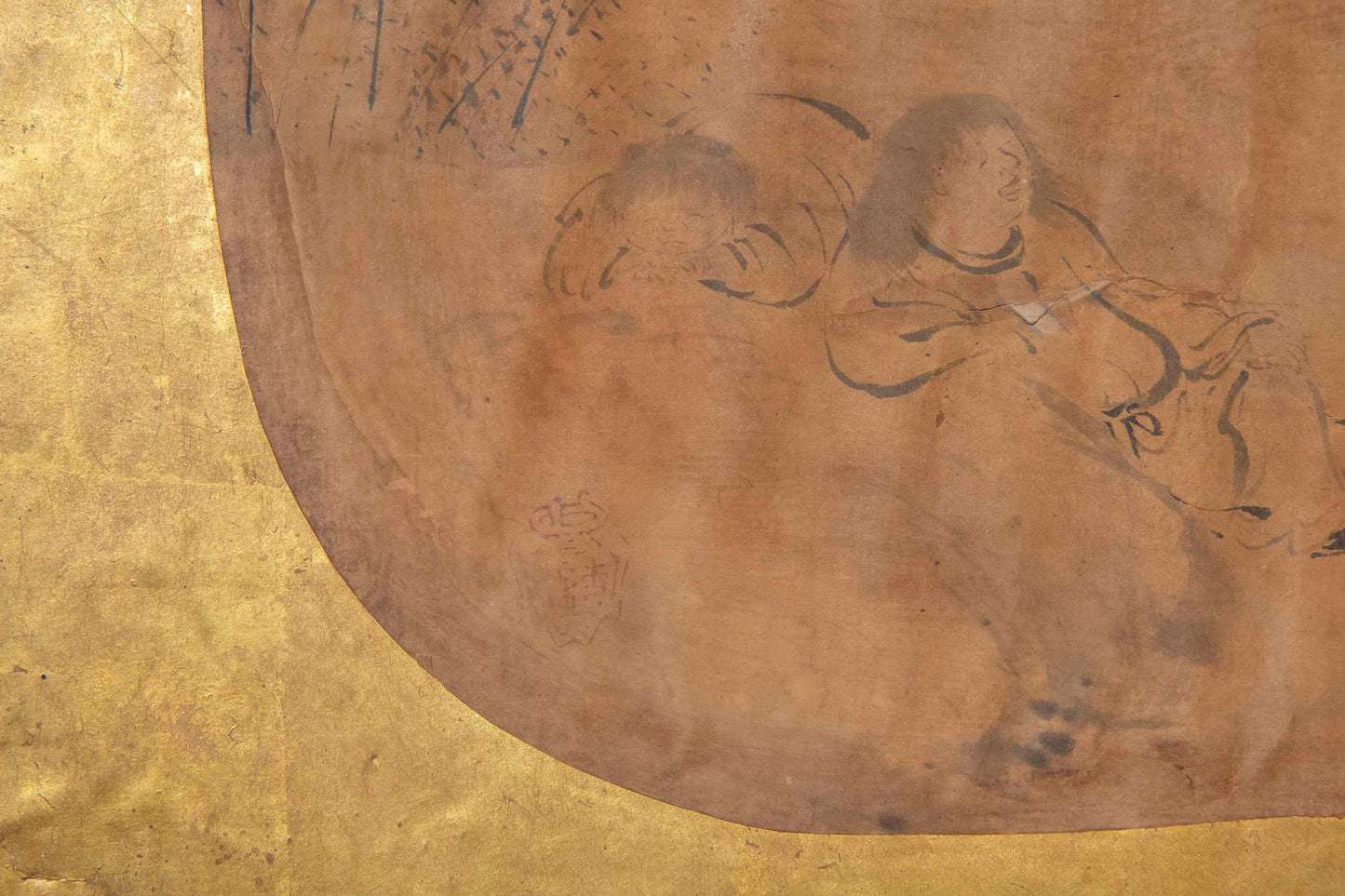 Very Large Chinese 18th Century Gold-Leaf Screen