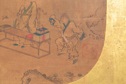 Very Large Chinese 18th Century Gold-Leaf Screen