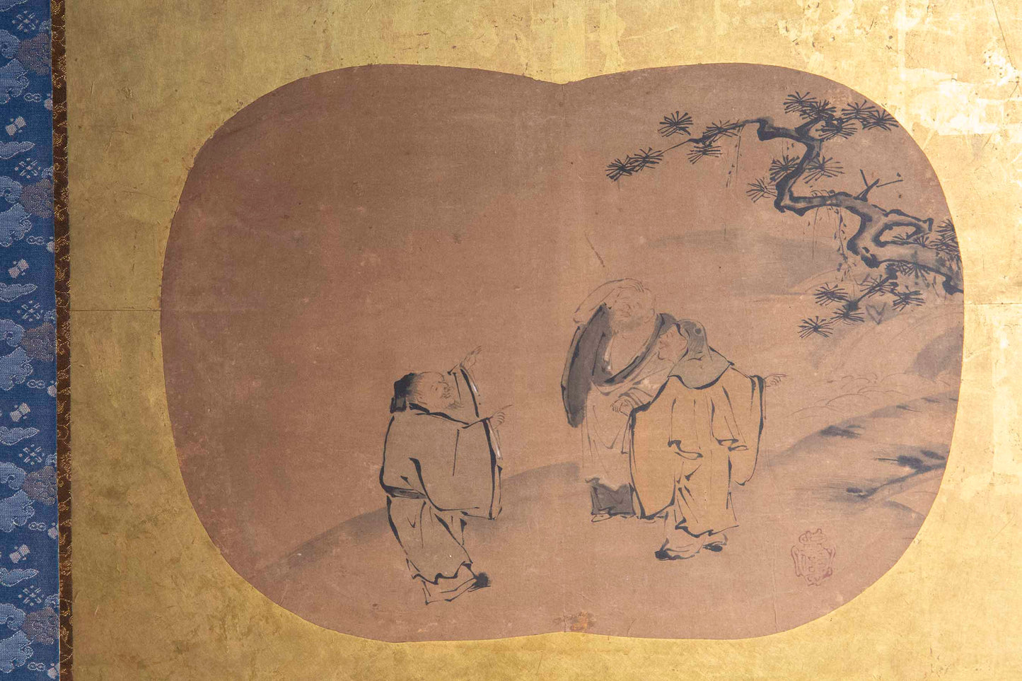 Very Large Chinese 18th Century Gold-Leaf Screen