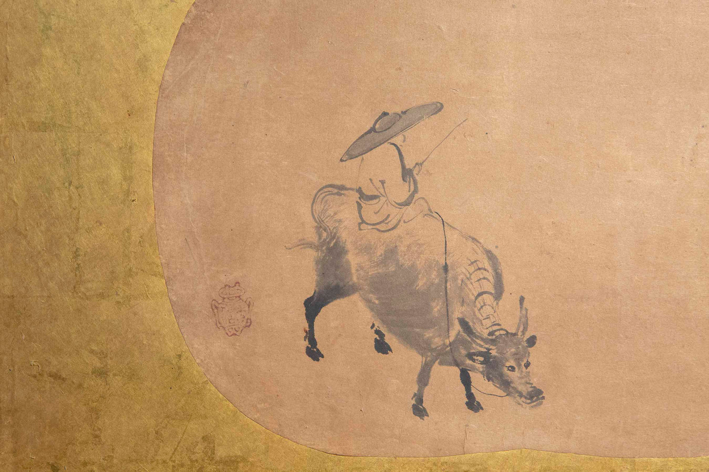 Very Large Chinese 18th Century Gold-Leaf Screen