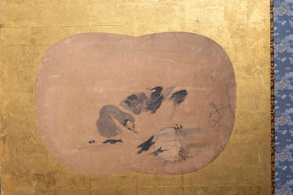 Very Large Chinese 18th Century Gold-Leaf Screen