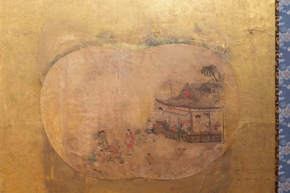 Very Large Chinese 18th Century Gold-Leaf Screen