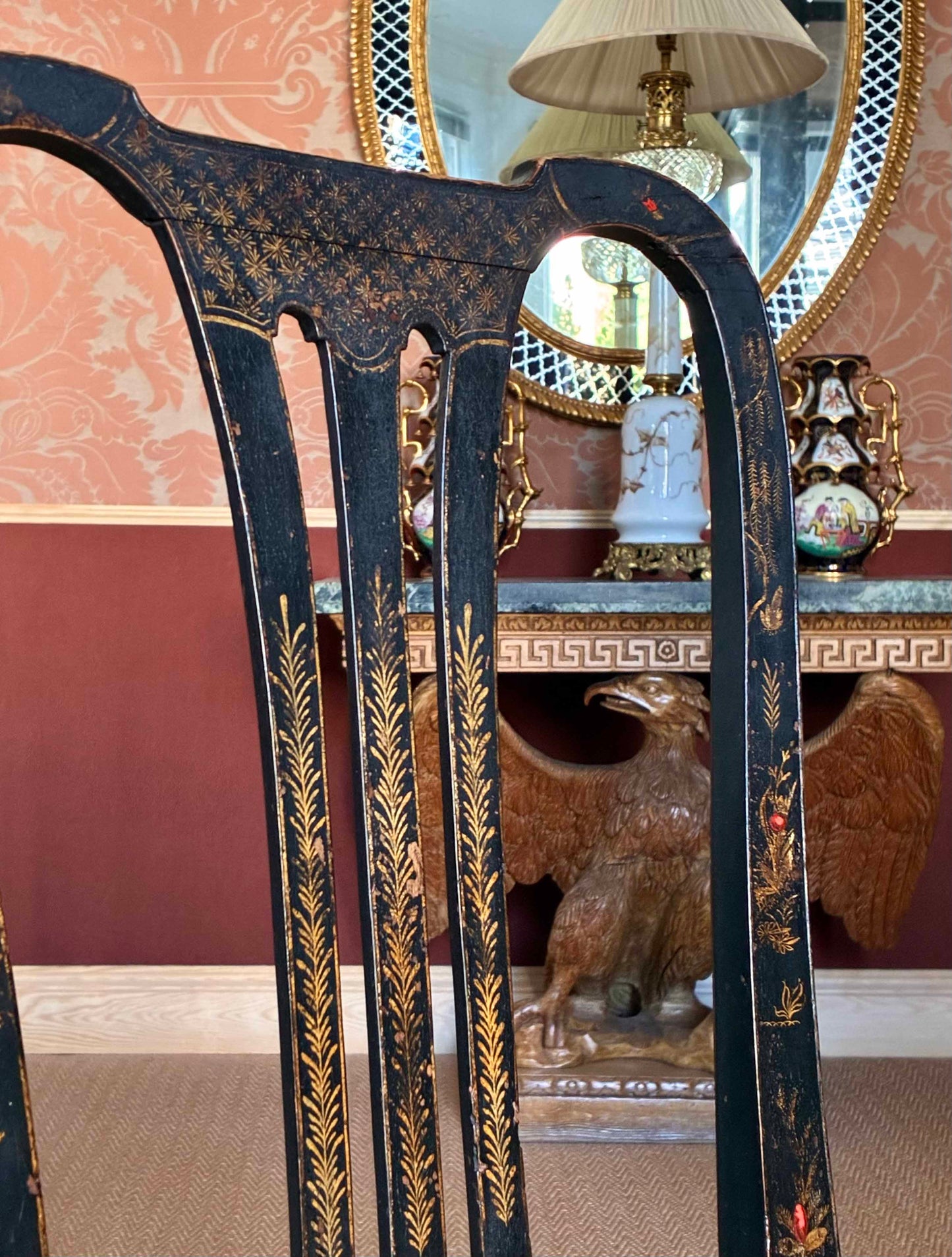 18th Century Chinoiserie Painted Chairs