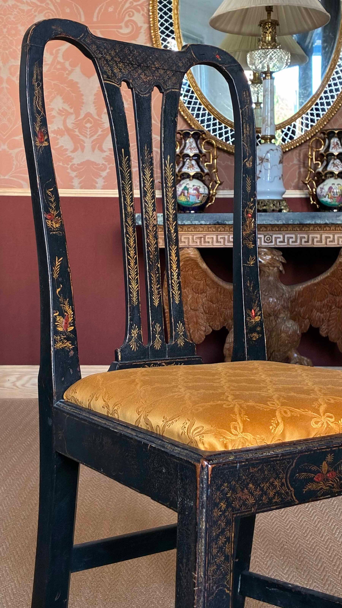 18th Century Chinoiserie Painted Chairs