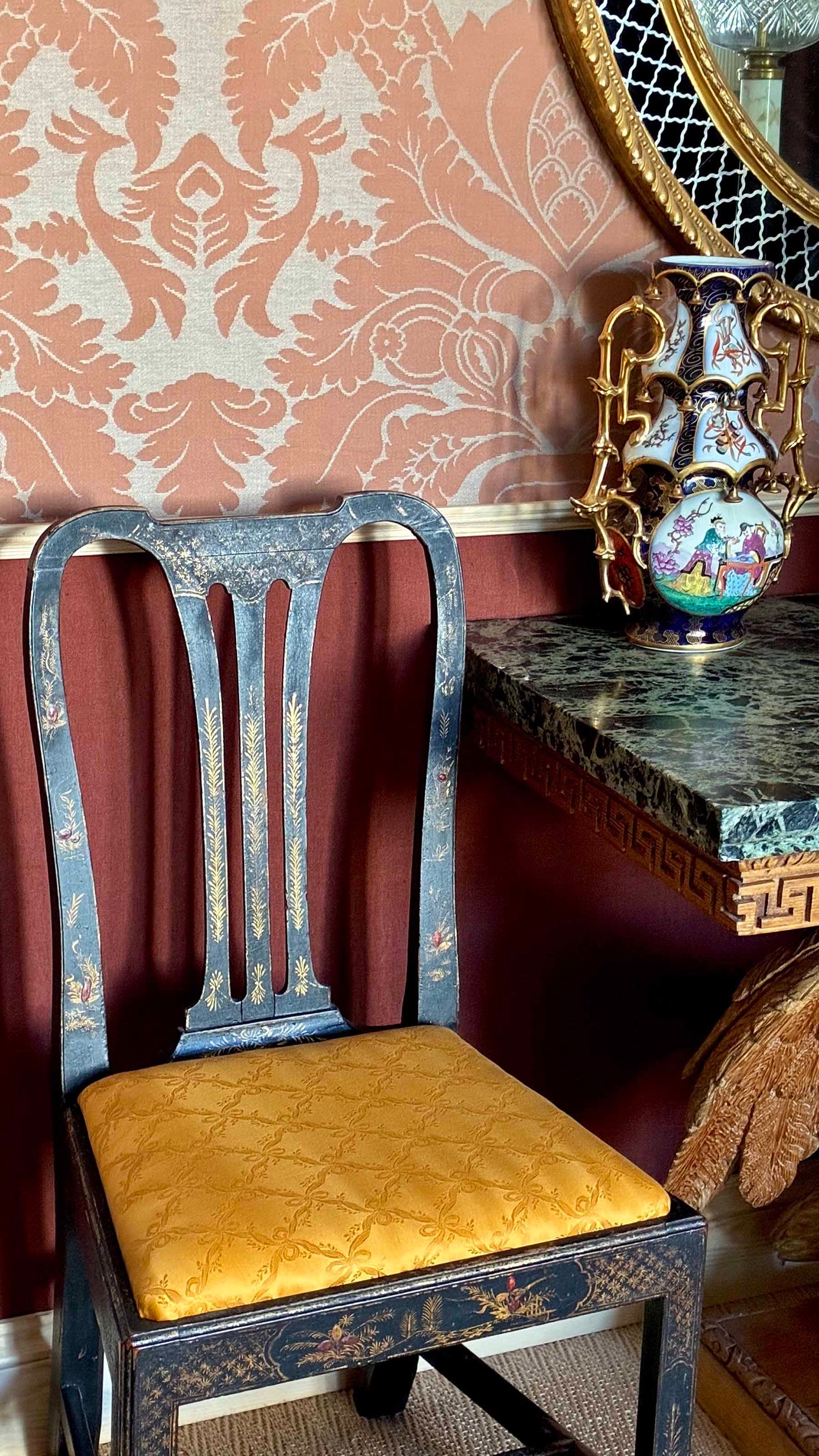 18th Century Chinoiserie Painted Chairs