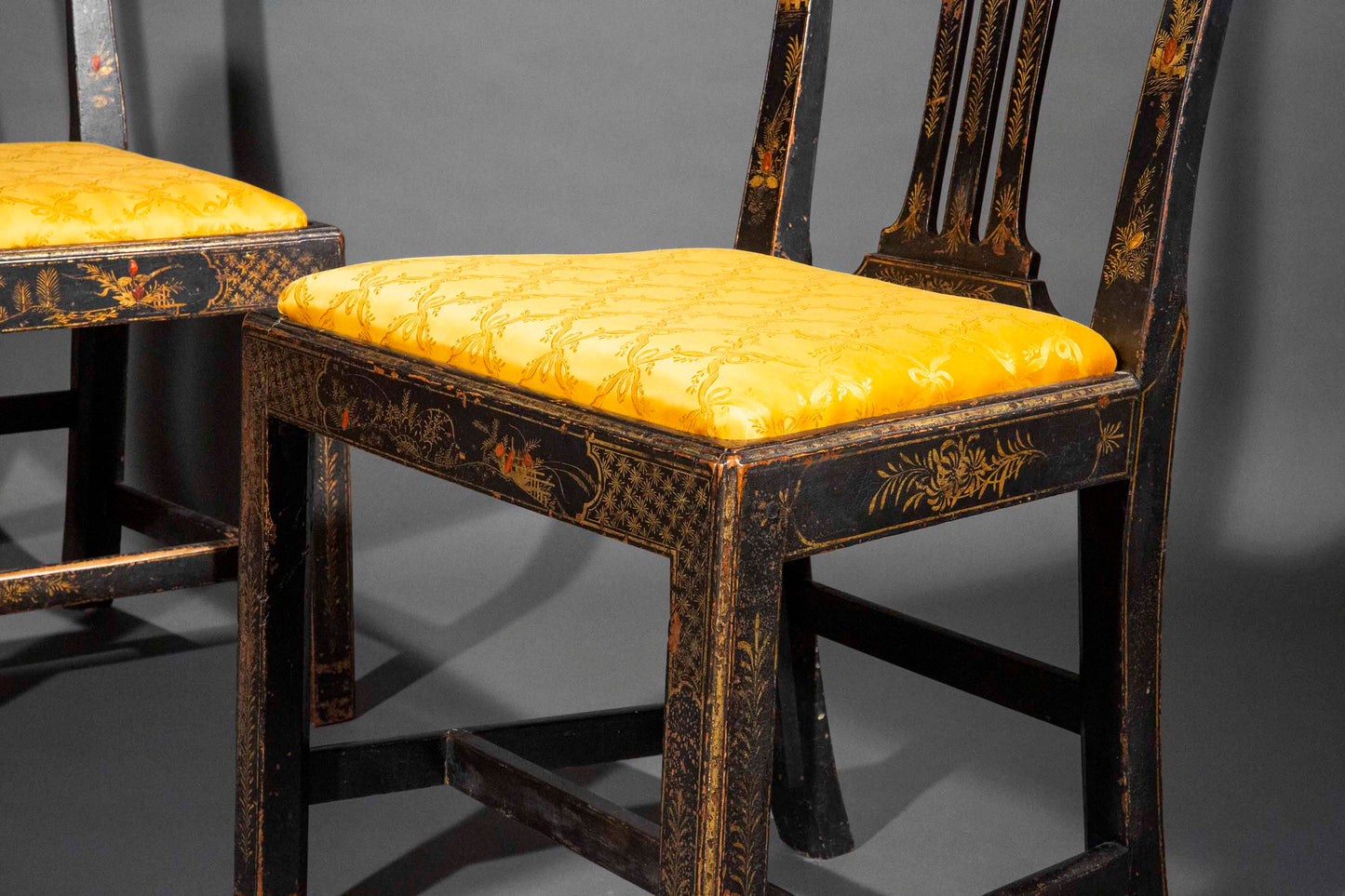 18th Century Chinoiserie Painted Chairs