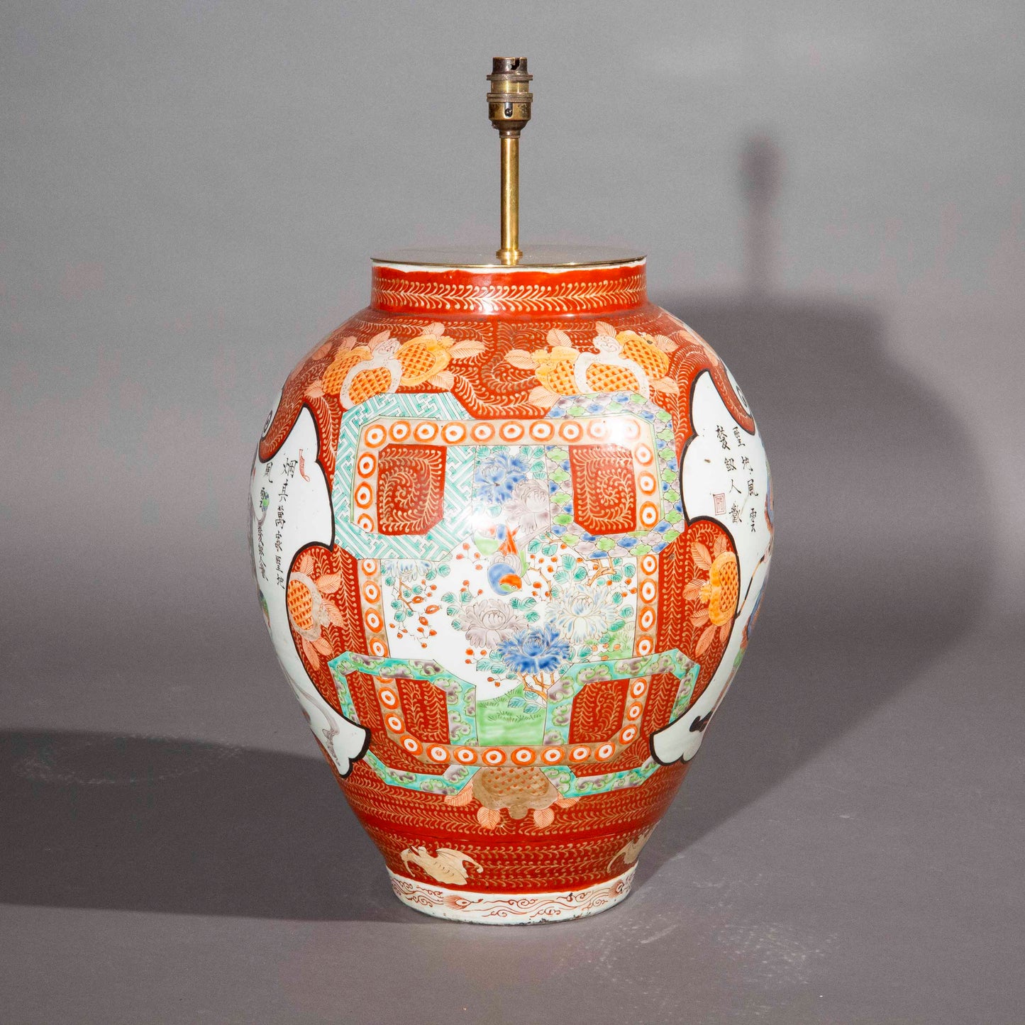 Massive 18th Century Chinese Jar Lamp
