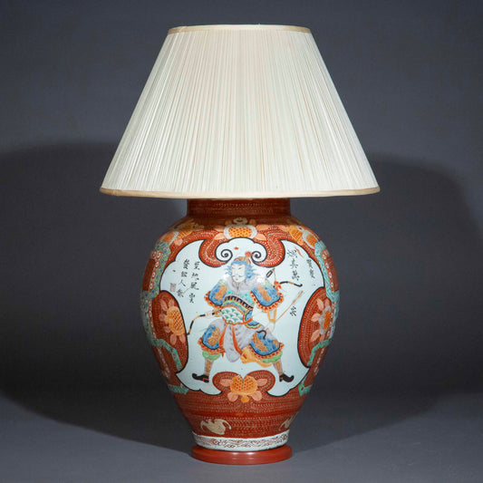 Massive 18th Century Chinese Jar Lamp