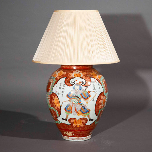Massive 18th Century Chinese Jar Lamp