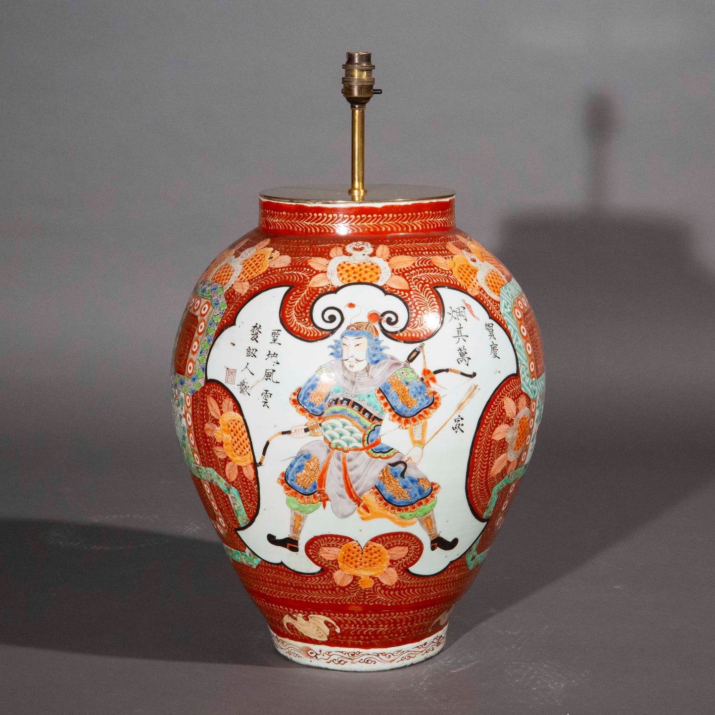 Massive 18th Century Chinese Jar Lamp