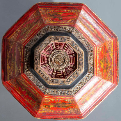 Rare 18th Century Red Lacquer Presentation Box