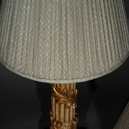 18th Century Florentine Carved Giltwood Table Lamps