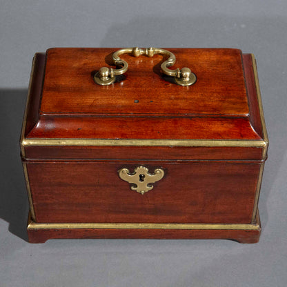 A George II Period Tea Caddy, Attributed to Landall & Gordon