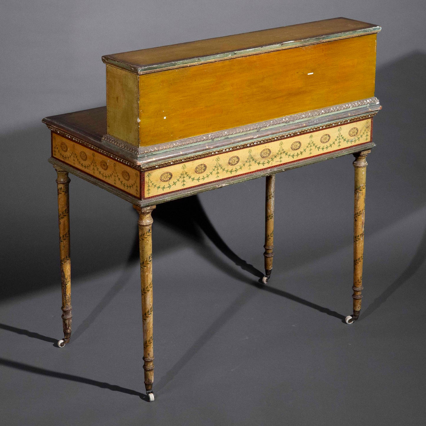 George III Painted Table, Attributed to George Brookshaw