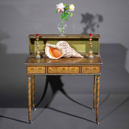 George III Painted Table, Attributed to George Brookshaw