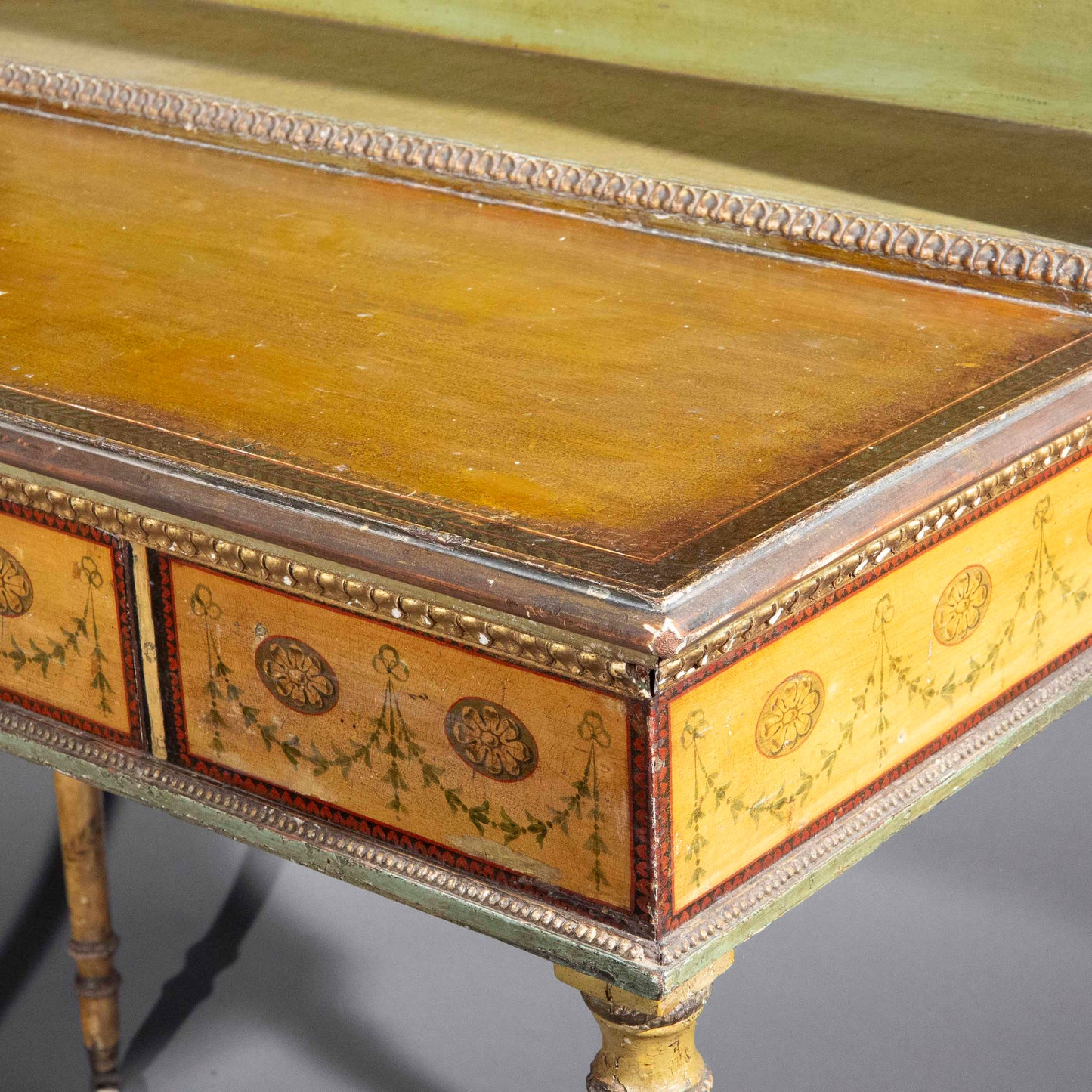George III Painted Table, Attributed to George Brookshaw