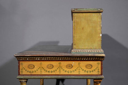 George III Painted Table, Attributed to George Brookshaw