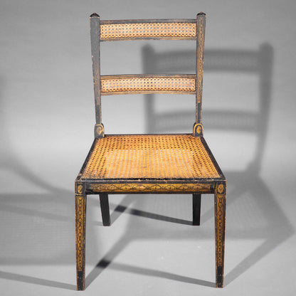Pair of 18th Century Painted Chairs, Attributed to Gillows