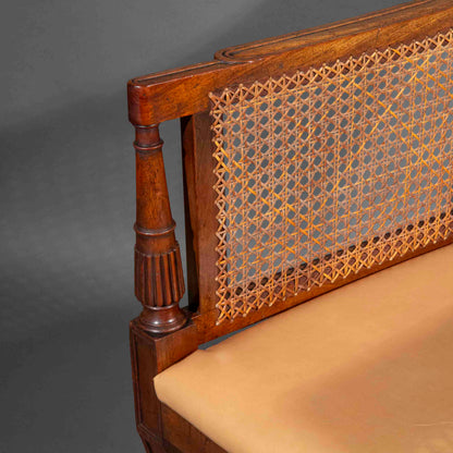 Fine Regency Klismos Bergère or Armchair