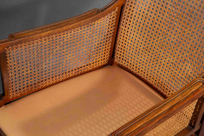 Fine Regency Klismos Bergère or Armchair