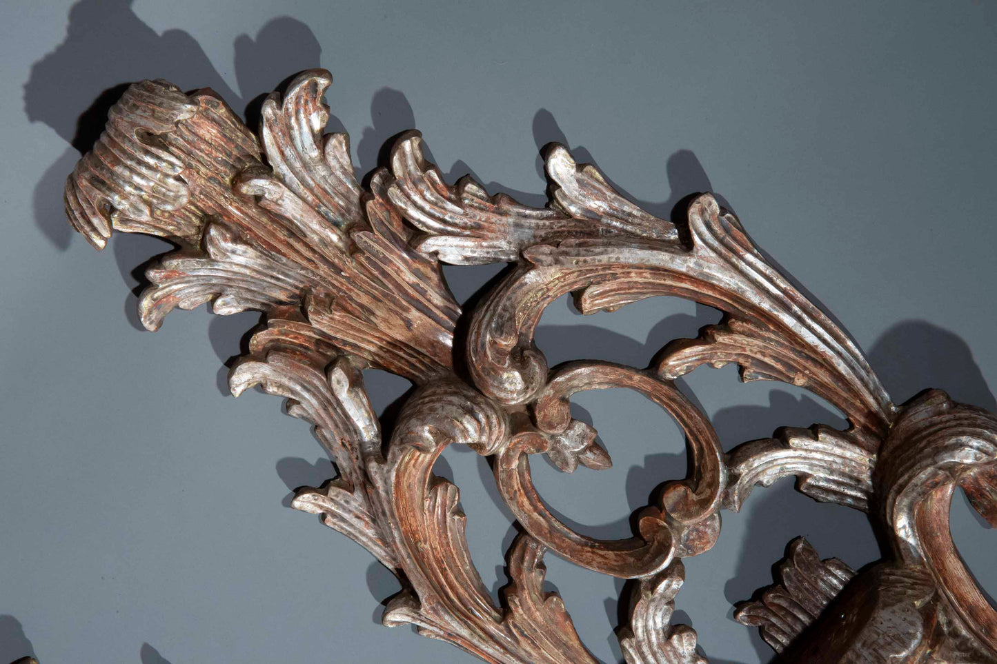 Pair of Venetian Silvered Appliques