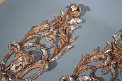Pair of Venetian Silvered Appliques