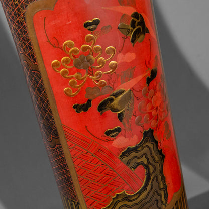 Rare Japonisme Lacquer Lamps, 19th Century