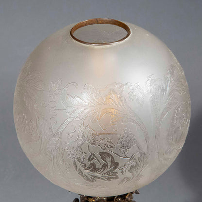 19th Century Opaline Table Lamp