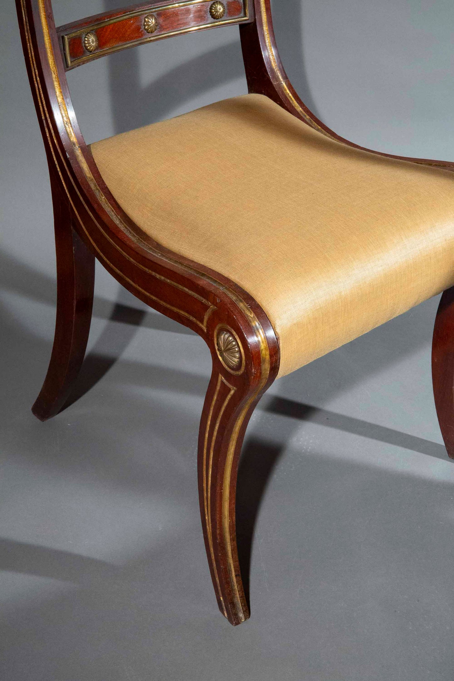 A Pair of Regency Klismos Chairs