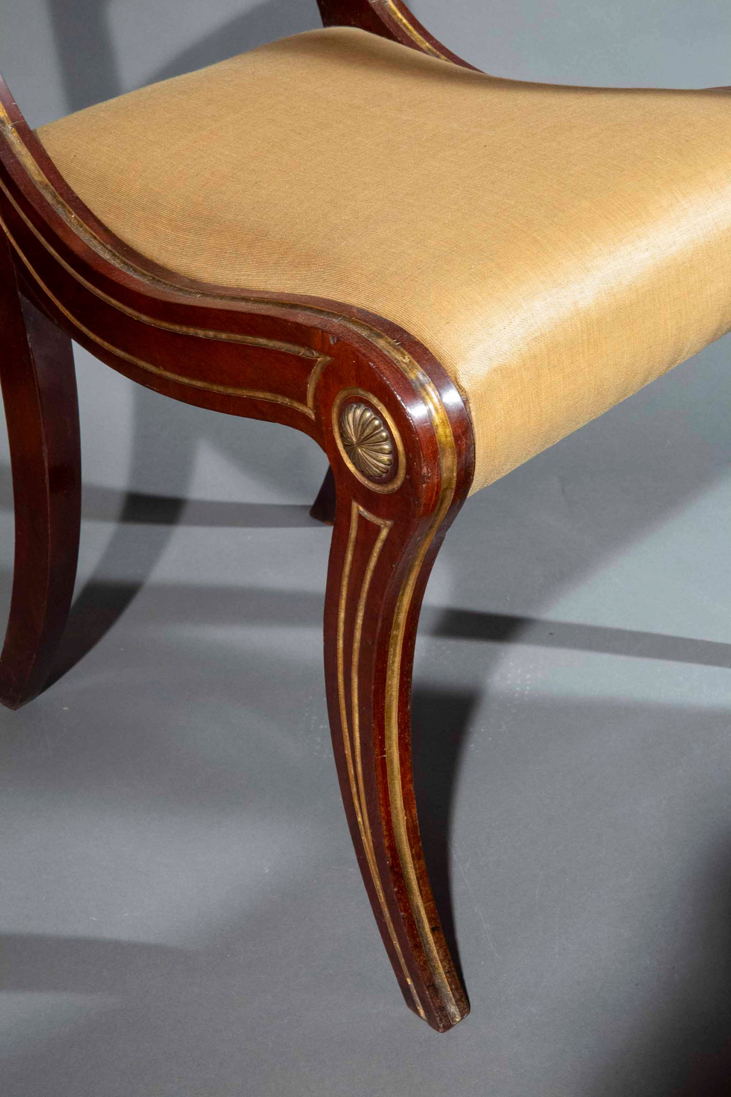 A Pair of Regency Klismos Chairs