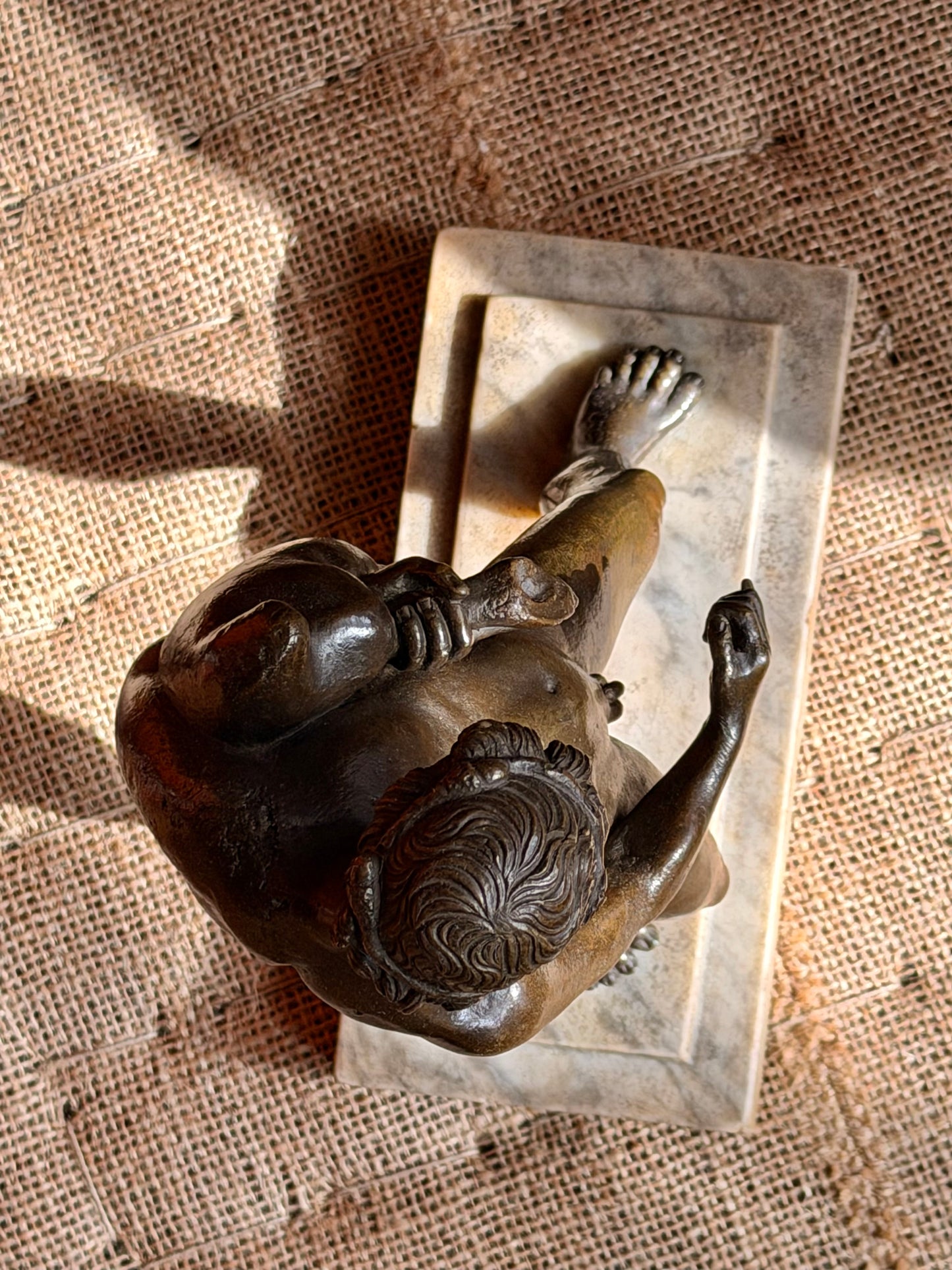 19th Century Grand Tour Bronze Sculpture of Faun