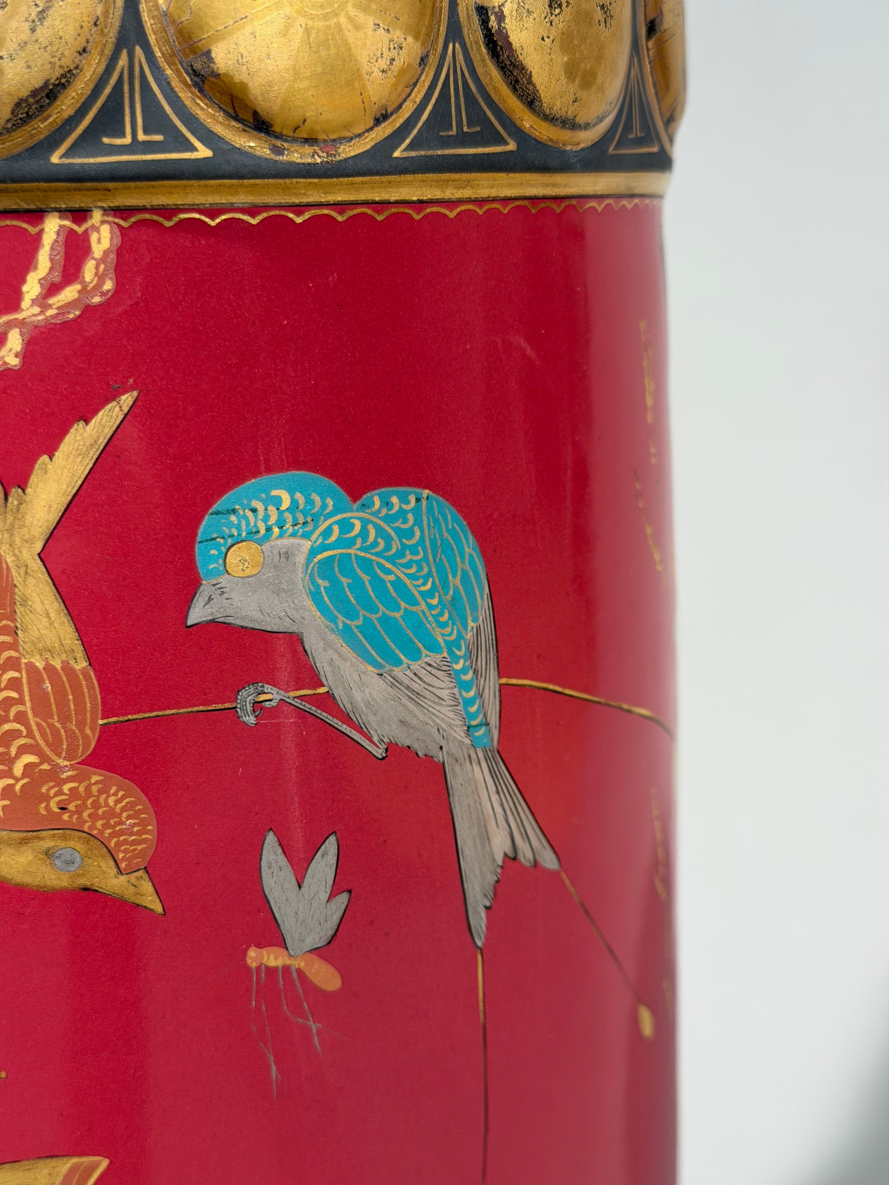 Exceptional and Large Minton Vase by Charles Toft – Peacock's Finest